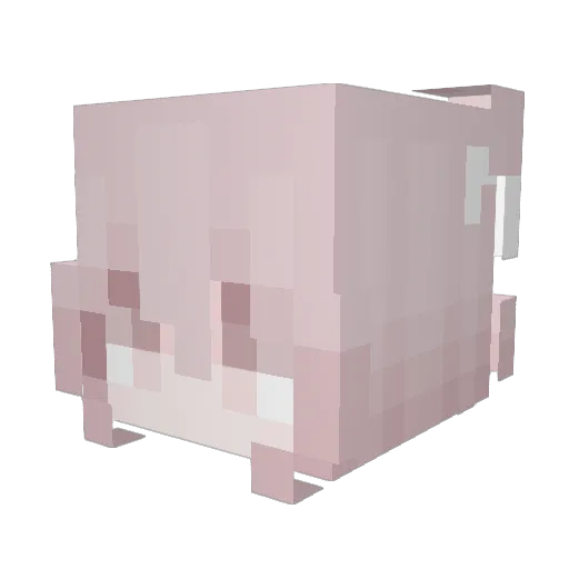 majiaqidd Minecraft avatar head, 3D render