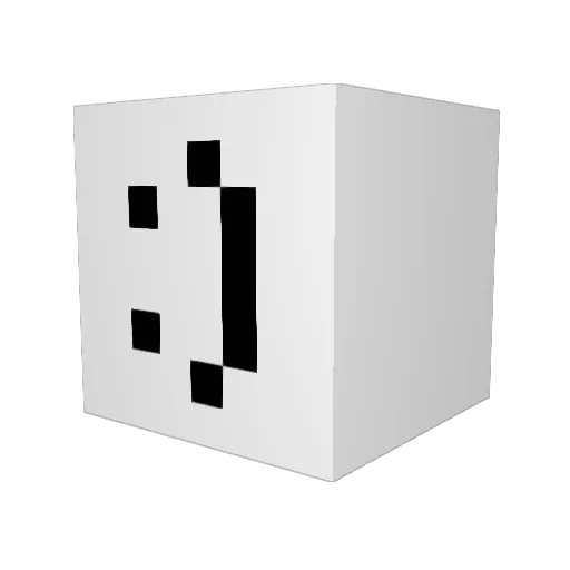 majimaa_ Minecraft avatar head, 3D render