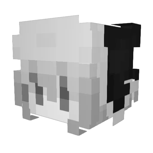 majka243 Minecraft avatar head, 3D render