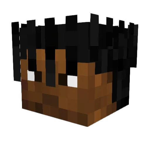 majkel2907 Minecraft avatar head, 3D render