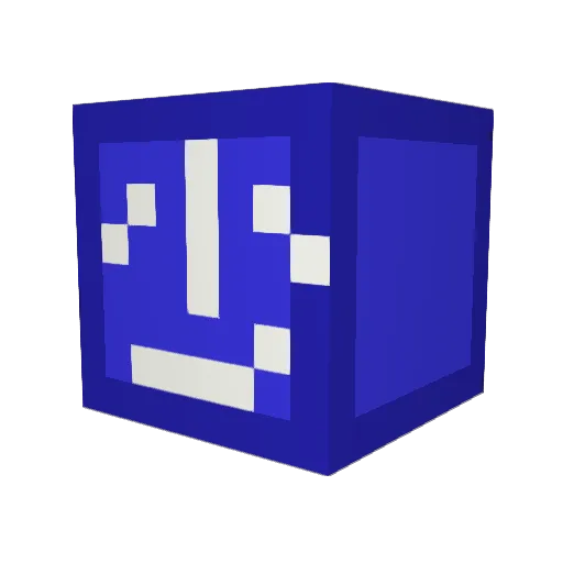 major471 Minecraft avatar head, 3D render