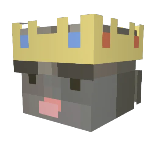 major_alaska Minecraft avatar head, 3D render