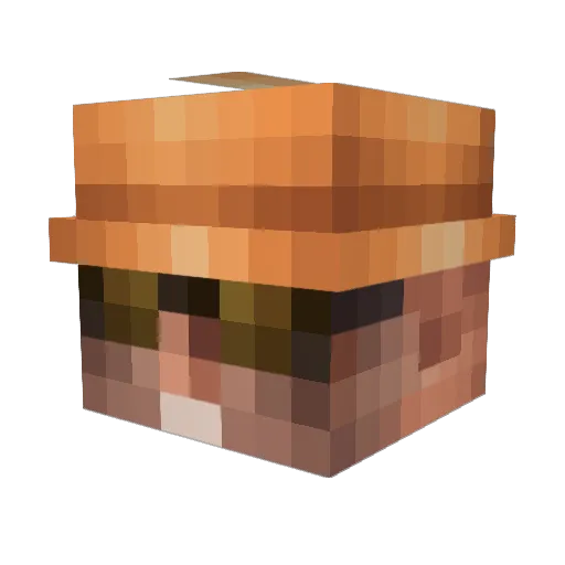 majorballsack Minecraft avatar head, 3D render