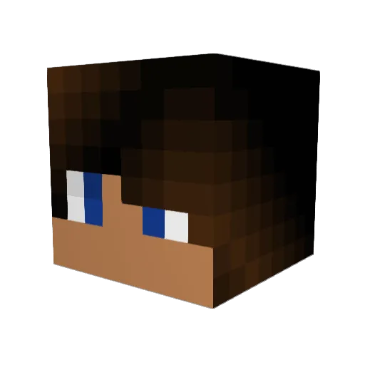 majorbrenade Minecraft avatar head, 3D render