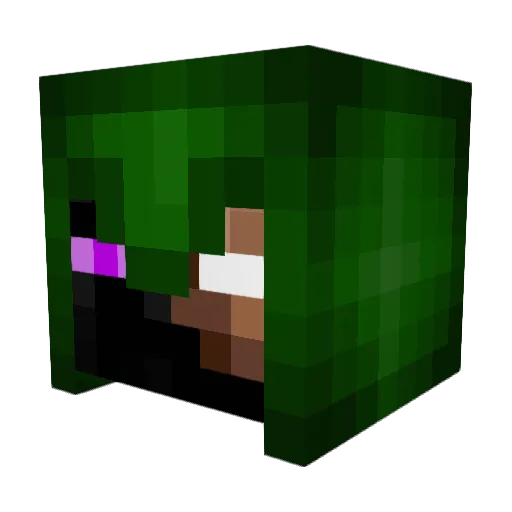 majorkiller99 Minecraft avatar head, 3D render
