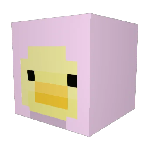 majoses Minecraft avatar head, 3D render