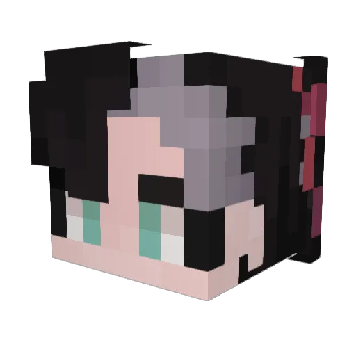 makaela113 Minecraft avatar head, 3D render