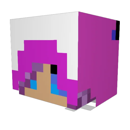 makaron7279 Minecraft avatar head, 3D render