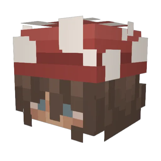 makaroni_14 Minecraft avatar head, 3D render
