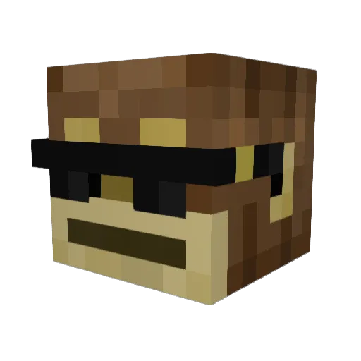 makattack3366 Minecraft avatar head, 3D render