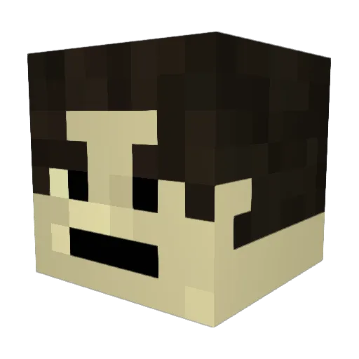 makaya1 Minecraft avatar head, 3D render