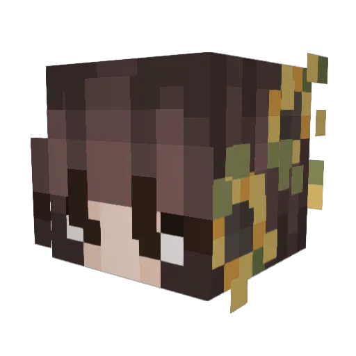 makaylaaa3 Minecraft avatar head, 3D render