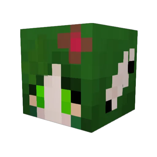 makayler Minecraft avatar head, 3D render