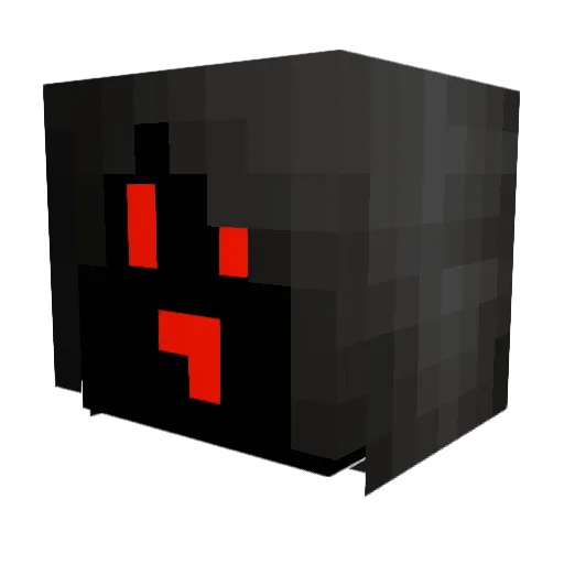 makecom321 Minecraft avatar head, 3D render
