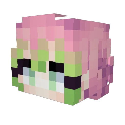 makelmore37 Minecraft avatar head, 3D render