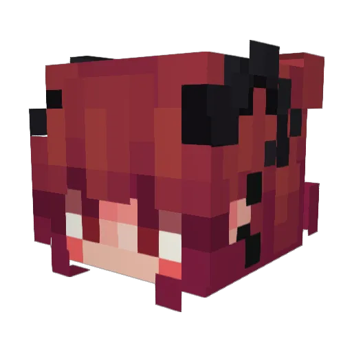 makettzi Minecraft avatar head, 3D render