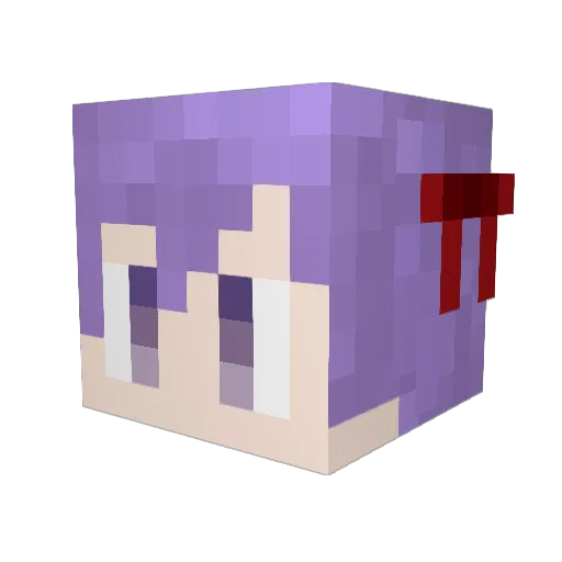 makiDX Minecraft avatar head, 3D render