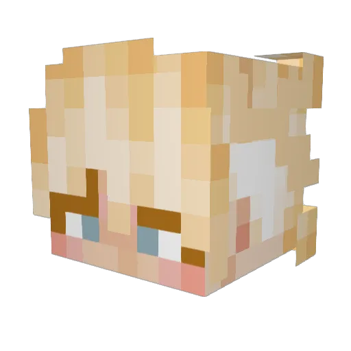makincashmoney Minecraft avatar head, 3D render