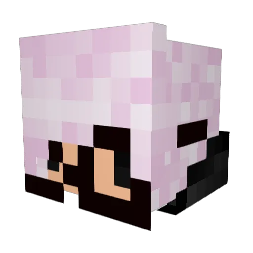 makkinens Minecraft avatar head, 3D render