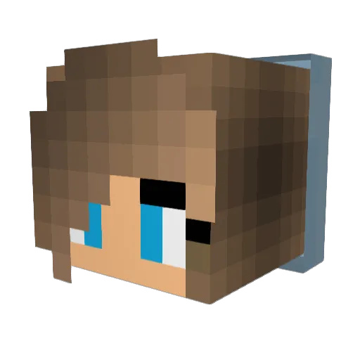 makky28 Minecraft avatar head, 3D render