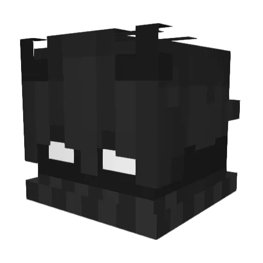 mako1812 Minecraft avatar head, 3D render