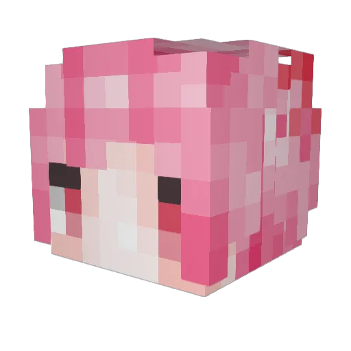 makot123456 Minecraft avatar head, 3D render