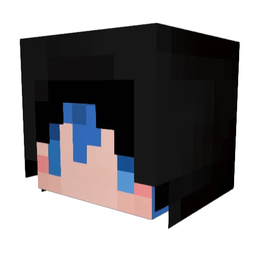 makoto_al Minecraft avatar head, 3D render