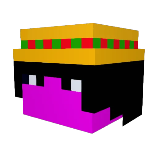 makovka55 Minecraft avatar head, 3D render