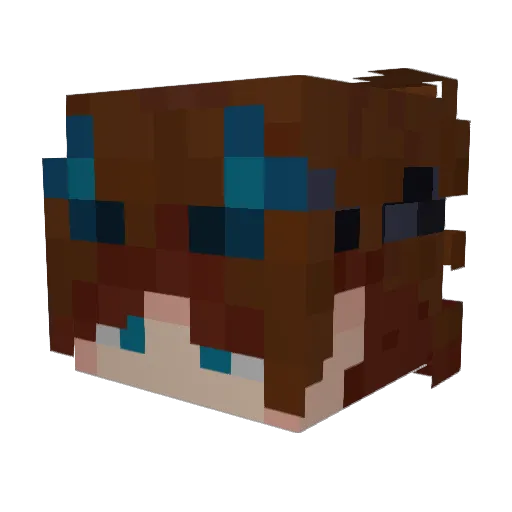 makovsupreem Minecraft avatar head, 3D render