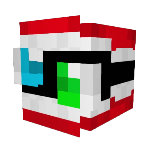 maks201411 Minecraft avatar head, 3D render