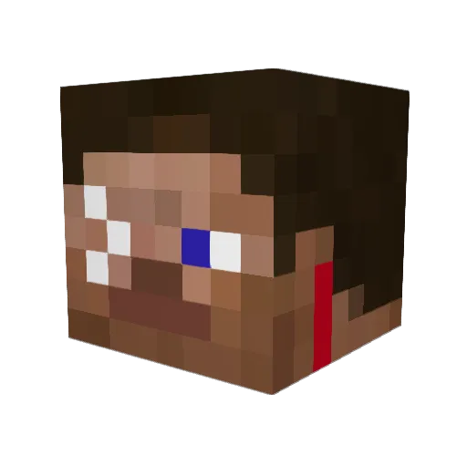 maksim31288 Minecraft avatar head, 3D render
