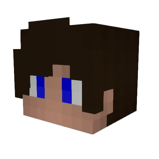 maksimka007 Minecraft avatar head, 3D render