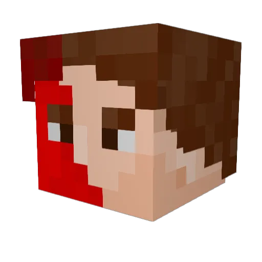 maksimsky Minecraft avatar head, 3D render