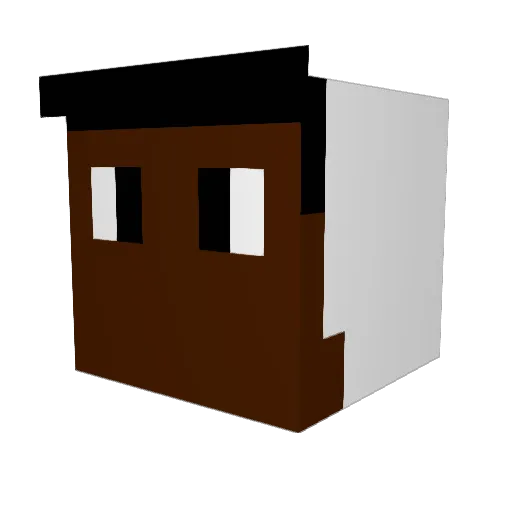 maksym45 Minecraft avatar head, 3D render