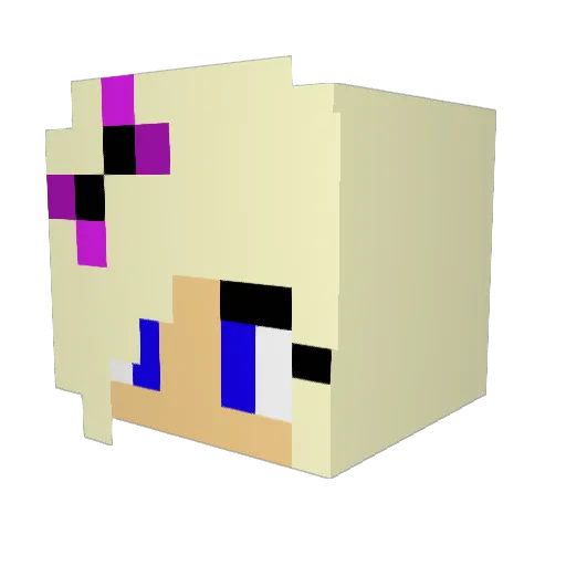 makulka14 Minecraft avatar head, 3D render
