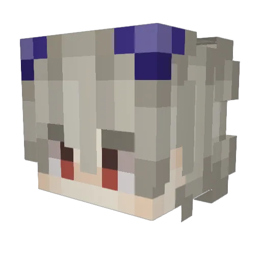 makxvcc Minecraft avatar head, 3D render