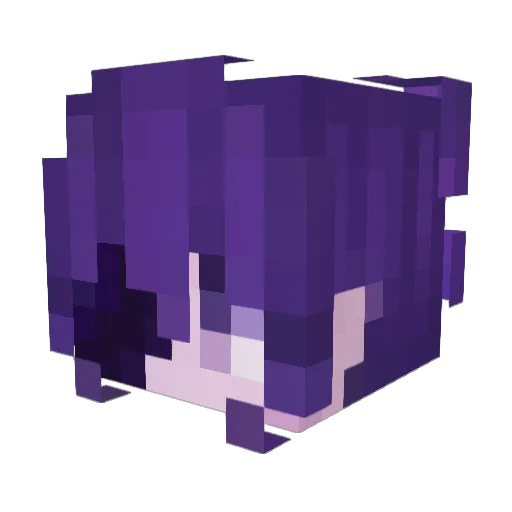 mal3dict Minecraft avatar head, 3D render