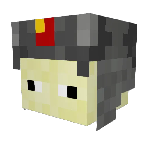 malabesti4 Minecraft avatar head, 3D render
