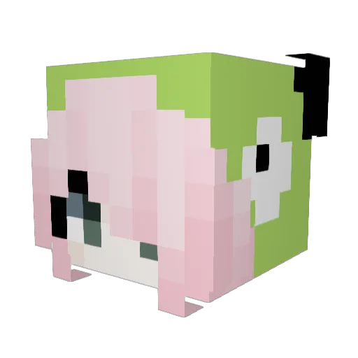 maladan11 Minecraft avatar head, 3D render