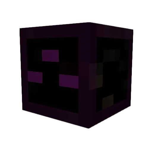 malalven Minecraft avatar head, 3D render