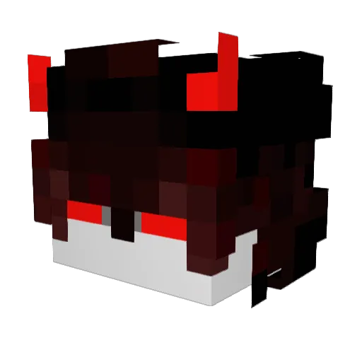 malartexs Minecraft avatar head, 3D render