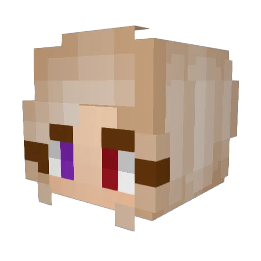 malaska221 Minecraft avatar head, 3D render