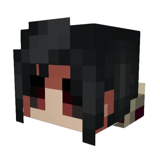 malborak Minecraft avatar head, 3D render