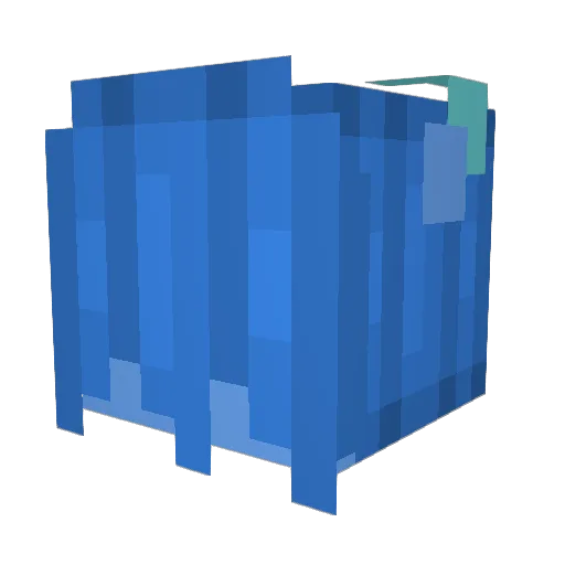 malbug_ Minecraft avatar head, 3D render