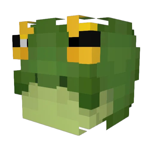 malco_ Minecraft avatar head, 3D render