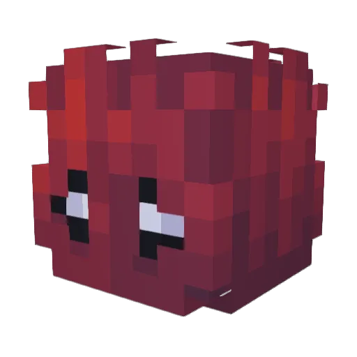 malditoinasio Minecraft avatar head, 3D render
