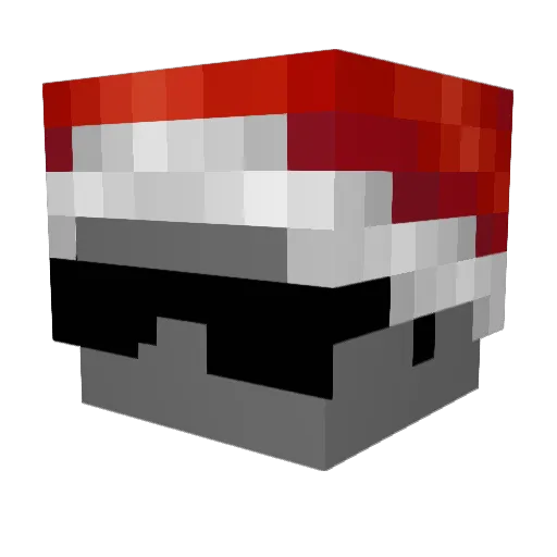 maleh Minecraft avatar head, 3D render