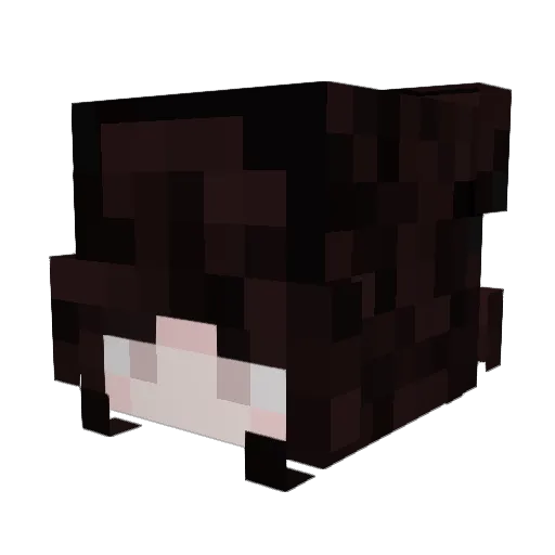 malena9 Minecraft avatar head, 3D render