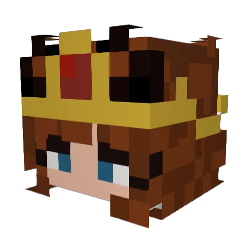 malenkyi Minecraft avatar head, 3D render