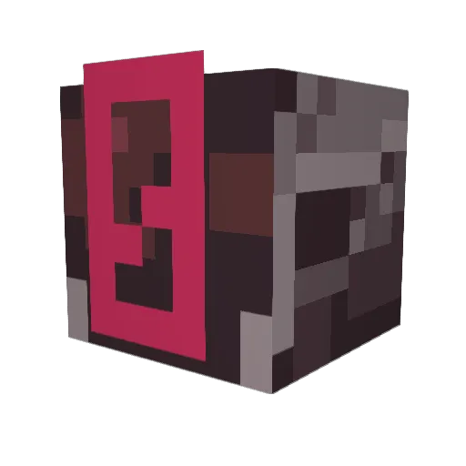 malenvious Minecraft avatar head, 3D render